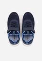 Granatowo-Niebieskie Buty Sportowe Sneakersy Ozdobione Tłoczeniem  Erasmysios