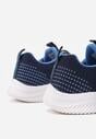 Granatowo-Niebieskie Buty Sportowe Sneakersy Ozdobione Tłoczeniem  Erasmysios