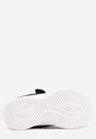 Czarno-Białe Buty Sportowe Sneakersy z Perforacją i Tłoczoną Podeszwą Uriltora