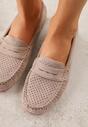 Mocasini Bej închis