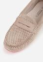 Mocasini Bej închis