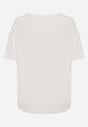 Biała Bluzka z Wiskozą o Nietoperzowym Kroju Oromeda