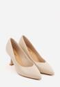 Pantofi cu toc Bej