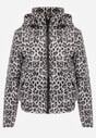 Panterkowa Kurtka Przejściowa w Panterkę z Odpinanym Kapturem Antolea