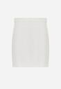 Biała Gładka Spódnica VICES o Ołówkowym Kroju Abilura
