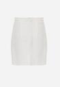 Biała Gładka Spódnica VICES o Ołówkowym Kroju Abilura