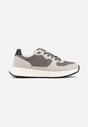 Szare Buty Sportowe Sneakersy na Grubej Podeszwie Nerola