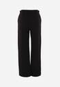 Czarne Eleganckie Spodnie z Bawełny i Wiskozy w Kant Valelia