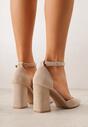 Pantofi cu toc Bej închis