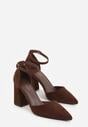 Pantofi cu toc Maro