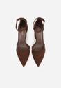 Pantofi cu toc Maro