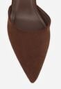 Pantofi cu toc Maro