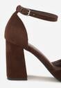 Pantofi cu toc Maro