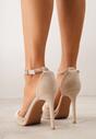 Pantofi stiletto Bej
