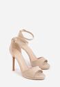 Pantofi stiletto Bej