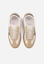 Sneakers Bej cu maro