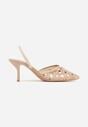 Pantofi stiletto Bej
