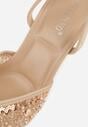 Pantofi stiletto Bej
