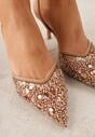 Pantofi stiletto Bej închis