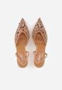Pantofi stiletto Bej închis