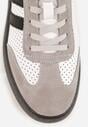 Sneakers Alb cu gri
