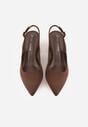Pantofi cu toc Maro