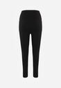 Czarne Legginsy z Wysokim Stanem z Pasem Modelującym w Talii Azinera