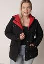 Geacă Neagră cu roșu