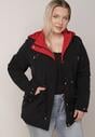Geacă Neagră cu roșu