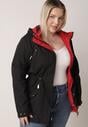 Geacă Neagră cu roșu