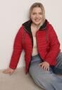 Geacă Roșie cu negru