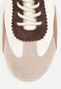 Sneakers Bej cu auriu