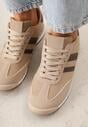 Sneakers Bej cu maro