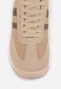 Sneakers Bej cu maro