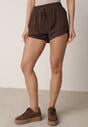 Pantaloni scurți Maro