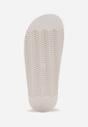 Białe Klapki Typu Japonki z Metaliczną Ozdobą Samrina