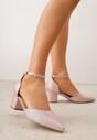 Pantofi cu toc Culoarea șampaniei