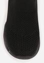 Czarne Wsuwane Buty Sportowe Sneakersy z Siateczkową Cholewką Phalisise
