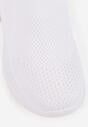 Białe Wsuwane Buty Sportowe Sneakersy z Siateczkową Cholewką Phalisise