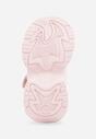 Różowe Buty Sportowe Sneakersy Chunky na Platformie Iasesis