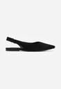 Czarne Balerinki w Stylu Slingback Adriame