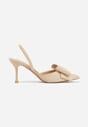 Pantofi stiletto Bej