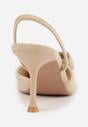 Pantofi stiletto Bej