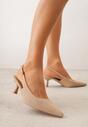 Pantofi cu toc Bej închis