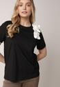 T-shirt Negru cu alb
