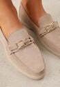 Mocasini Bej închis