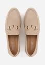 Mocasini Bej închis