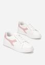 Biało-Różowe Sneakersy Piperita