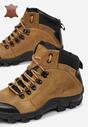Camelowe Skórzane Buty Trekkingowe Lynnnore