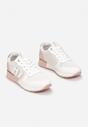 Biało-Różowe Sneakersy Arritina